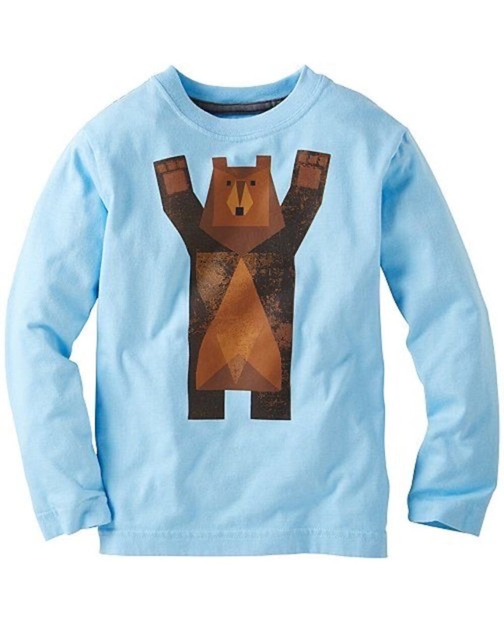 Charming Hanna Andersson blue brown Bear T-Shirt 3T